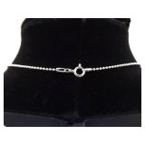 .925 Sterling Silver Art Nouveau Scrolled Wheel Pendant Necklace