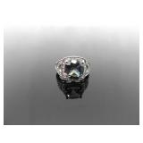 .925 Sterling Silver Mystic Quartz Crystal Ring Size 5.25