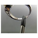 .925 Sterling Silver Genuine Pearl Ring Size 11