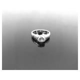 .925 Sterling Silver SILPADA Zirconia Solitaire Ring Size 7