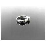 .925 Sterling Silver SILPADA Zirconia Solitaire Ring Size 7