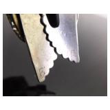 .925 Sterling Silver Navajo Turquoise Cabochon Post Earrings