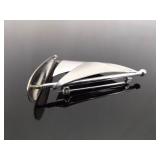 .925 Sterling Silver Sail Boat Brooch