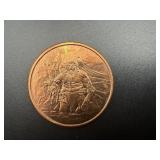 Limited 1oz Copper Round Frost Giant Nordic Creatures Collection