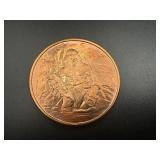Limited 1oz Copper Round Frost Giant Nordic Creatures Collection