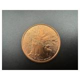 Limited 1oz Copper Round Frost Giant Nordic Creatures Collection