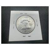 1959 Uncirculated Franklin Half, Near Perfect Lustre and Condition