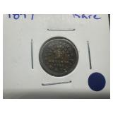 1847 Rare 2 Scruples Apothecary Certification Weight, Registered 3/16/1847 - Near Impossible Find in this Condition