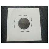 1847 Rare 2 Scruples Apothecary Certification Weight, Registered 3/16/1847 - Near Impossible Find in this Condition