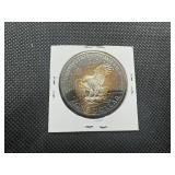 1971 S 40% Silver Eisenhower Dollar. Beautiful Unique Toning