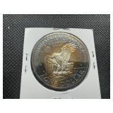 1971 S 40% Silver Eisenhower Dollar. Beautiful Unique Toning