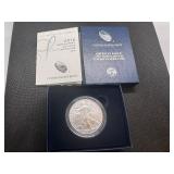 2018 W BU Silver Eagle in OGP Near Perfect Condition Low Mintage