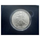 2018 W BU Silver Eagle in OGP Near Perfect Condition Low Mintage