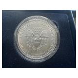 2018 W BU Silver Eagle in OGP Near Perfect Condition Low Mintage