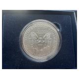 2018 W BU Silver Eagle in OGP Near Perfect Condition Low Mintage