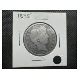 1895 Barber Half Dollar