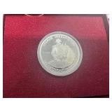 1982 Silver 250th Washington Comm Half, 90% Silver, Box and COA Like New