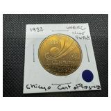 1933 Chicago Century of Progress Medal Uncirculated