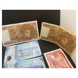 Lot of Vintage World Bank Notes