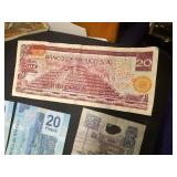 Lot of Vintage World Bank Notes