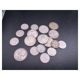 $3 FV Mix 80% Silver Canadian All Pre 1968