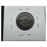 1866 and 1887 Shield Nickels Heavily Worn