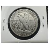 1945 XF Walking Liberty Half Dollar