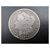 1901 O Mid Grade Morgan Dollar