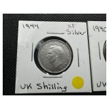 (2) WWII UK Coins