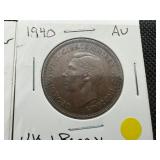 (2) WWII UK Coins