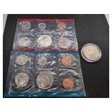 1972 Mint Set + 1986 Commemorative Half