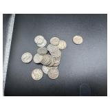 25 Mercury Dimes