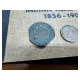 1848 and 1858 Cents + Coin Book, Book is in Excellent Condition