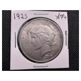 1925 XF+ Peace Dollar