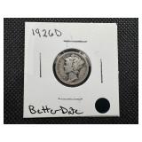 1926 D Better Date Mercury Dime