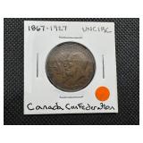 1927 60 Year Anniversary Canada Confederation. Uncirculated, Tough Find
