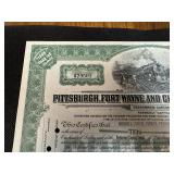 1970 Railway Stock Certificate, No Folds, Perfect for Framing