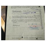 1970 Railway Stock Certificate, No Folds, Perfect for Framing