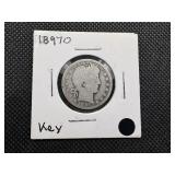 1897 O Key Date Barber Quarter