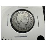 1897 O Key Date Barber Quarter