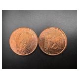 Limited 1oz Copper Round Garm Nordic Creatures Collection