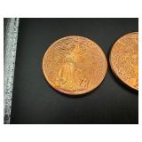 Limited 1oz Copper Round Garm Nordic Creatures Collection