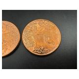 Limited 1oz Copper Round Garm Nordic Creatures Collection