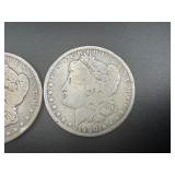 1891 and 1900O Morgan Dollars