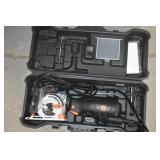 WEN 3620 5-Amp 3-1/2-Inch Plunge Cut Compact Circular Saw with Laser, Carrying Case, and Three Blades