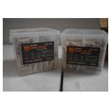 WEN JN400D 400-Piece Fluted Dowel Pin Variety Bucket with 1/4, 5/16, and 3/8-inch Woodworking Dowels