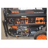 WEN DF1100X 11,000-Watt 120V/240V Dual Fuel Portable Generator with Wheel Kit, Electric Start, and CO Watchdog