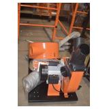 WEN DC1300 1,300 CFM 14-Amp 5-Micron Woodworking Dust Collector with 50-Gallon Collection Bag and Mobile Base