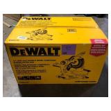 DEWALT 15 Amp Corded 12 in. Double Bevel Sliding Compound Miter Saw, Blade Wrench and Material Clamp Customer Returns See Pictures