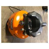 RIDGID 6 Gal. 150 PSI Portable Electric Oil-Free Jobsite Pancake Air Compressor with Dual Pressure Gauges and 2-Quick Couplers  Customer Returns See Pictures